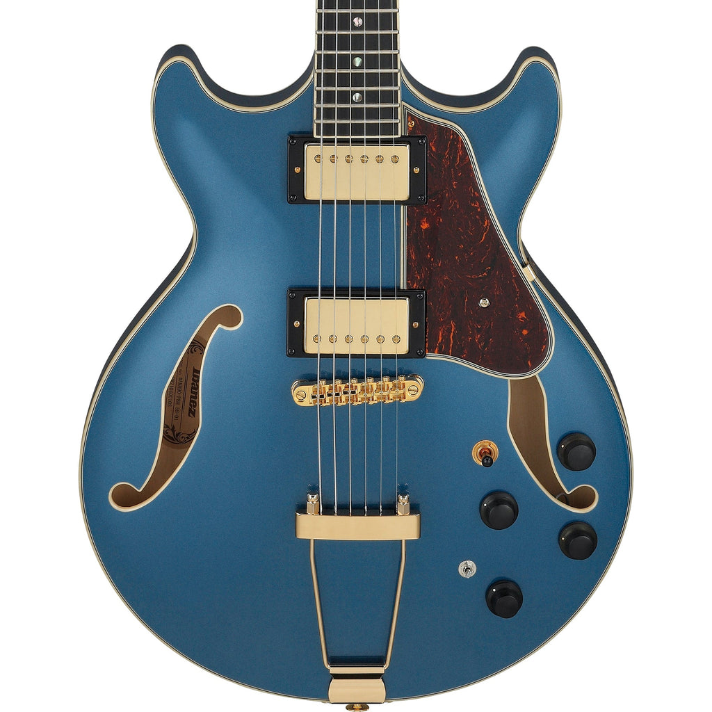 Ibanez AMH Artcore Expressionist Full-hollow Electric Guitar, Prussian Blue Metallic - MusicMarket