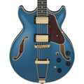 Ibanez AMH Artcore Expressionist Full-hollow Electric Guitar, Prussian Blue Metallic - MusicMarket