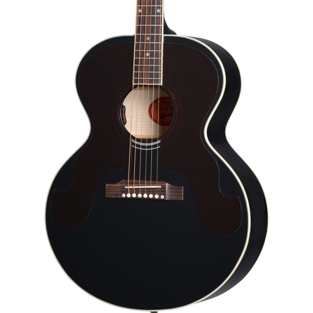 Gibson Everly Brothers J-180 Acoustic Electric Guitar - Ebony - MusicMarket