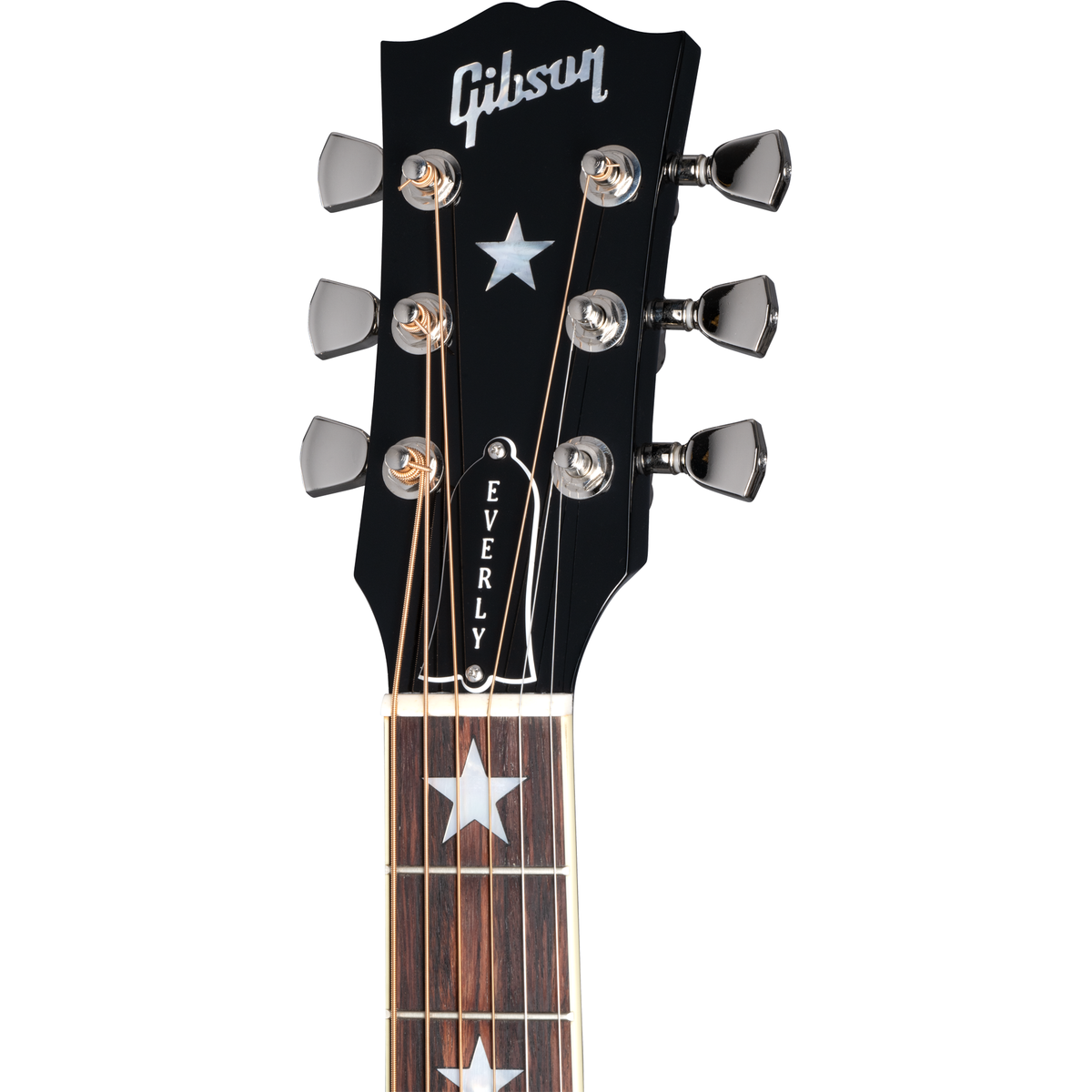 Gibson Everly Brothers J-180 Acoustic Electric Guitar - Ebony - View 4 | MusicMarket