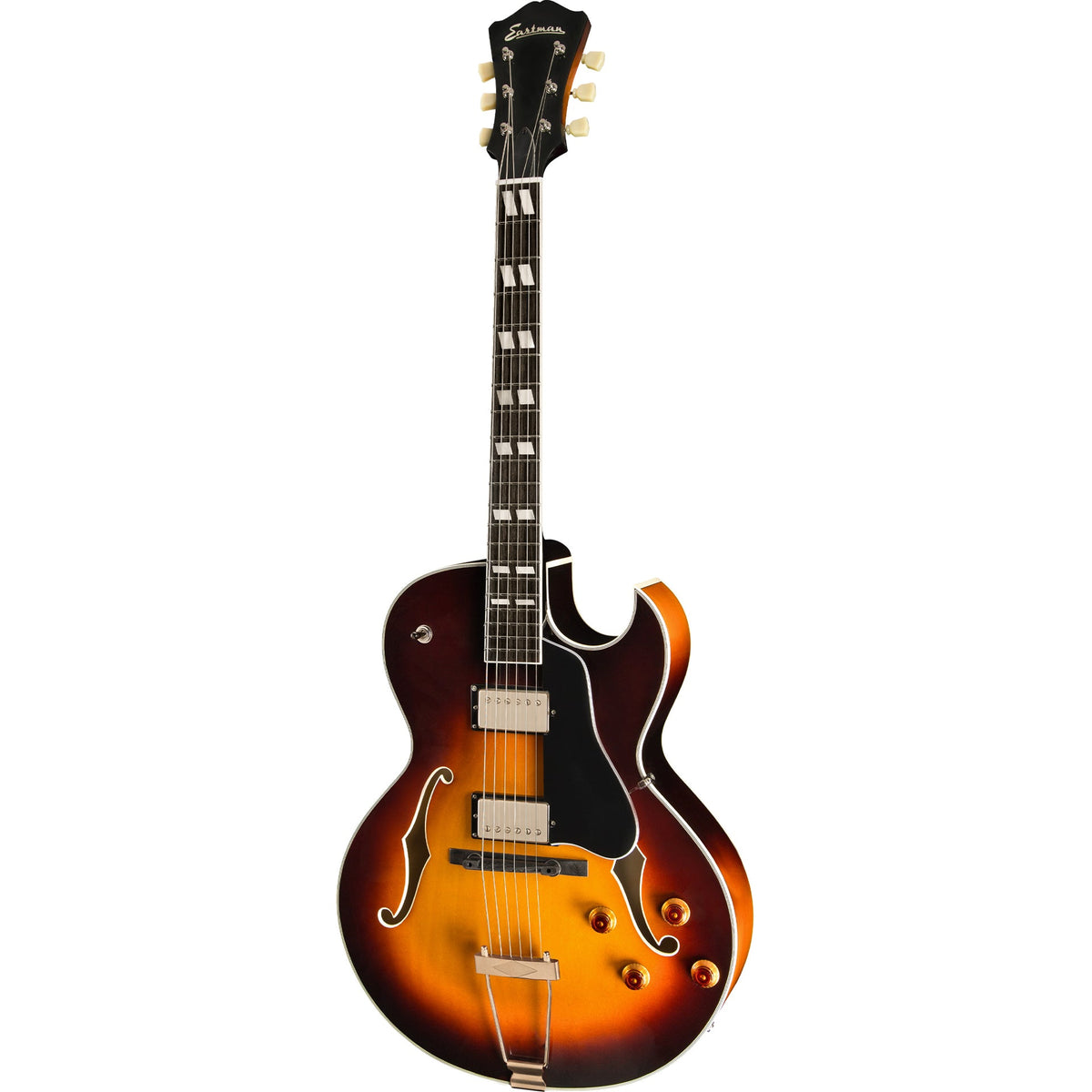 Eastman AR372CE Archtop Hollowbody Electric Guitar - Sunburst - View 2 | MusicMarket