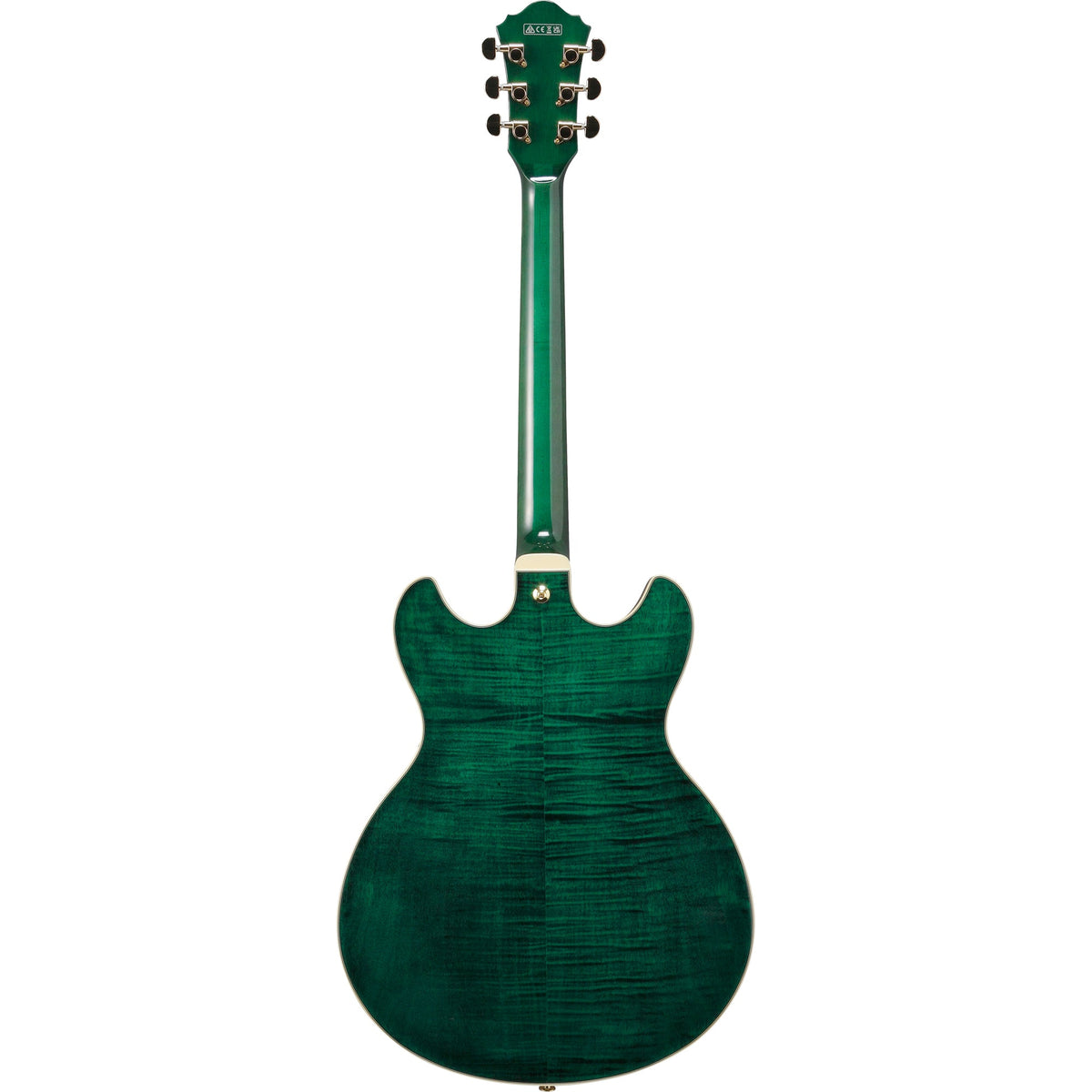 Ibanez AS93FM Artcore Expressionist Electric Guitar - Transparent Moss Green - View 3 | MusicMarket