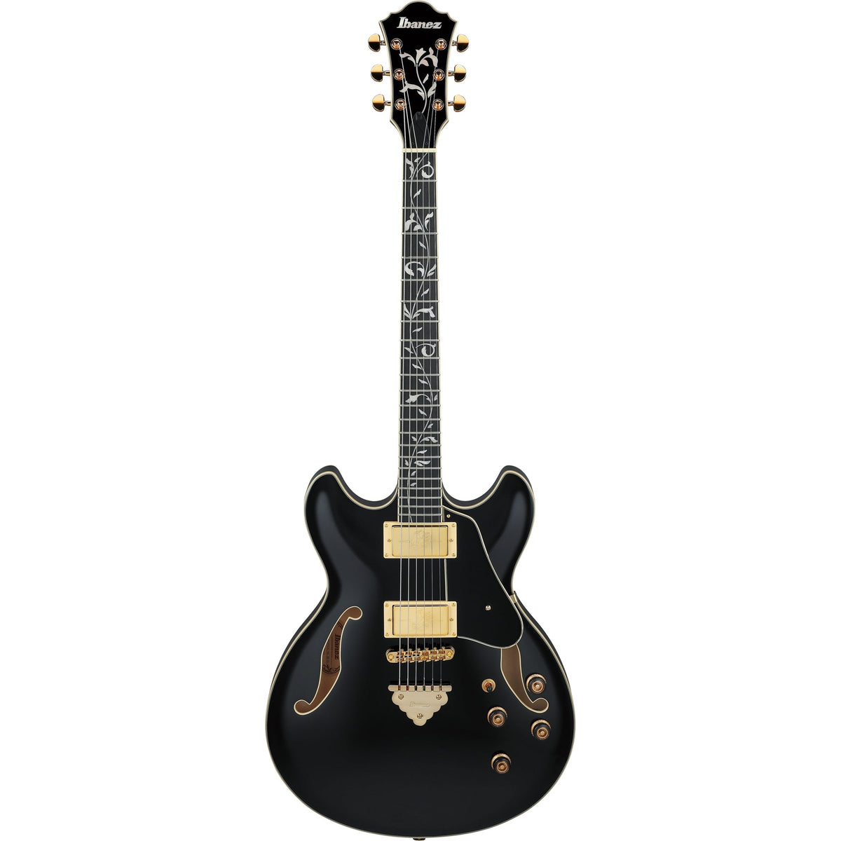 Ibanez AS93SP AS Artcore Expressionist Semi-Hollow Electric Guitar - Black - View 2 | MusicMarket