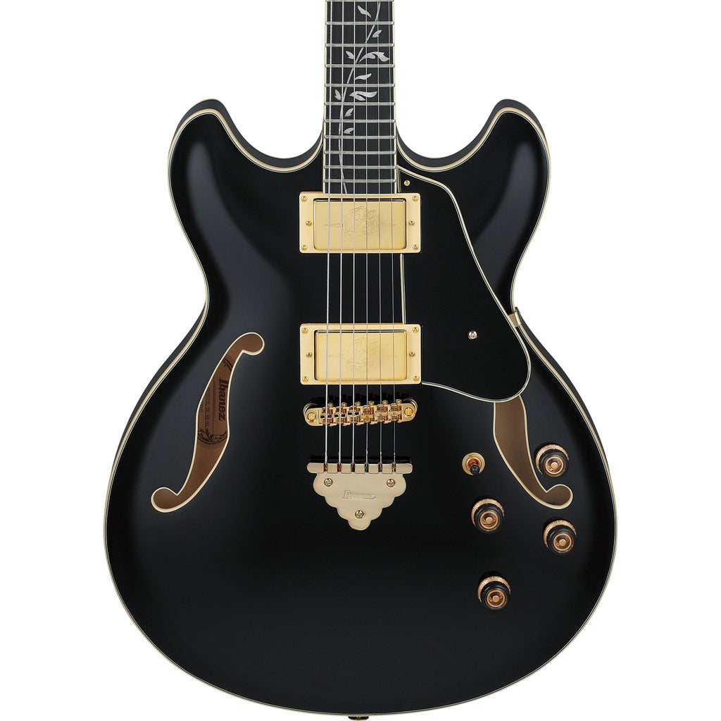 Ibanez AS93SP AS Artcore Expressionist Semi-Hollow Electric Guitar - Black - MusicMarket