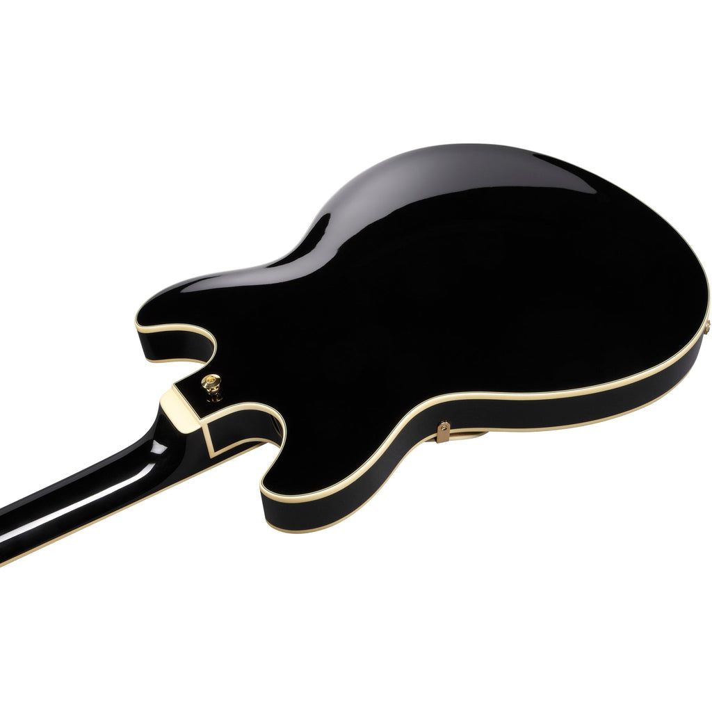 Ibanez AS93SP AS Artcore Expressionist Semi-Hollow Electric Guitar - Black - View 8 | MusicMarket