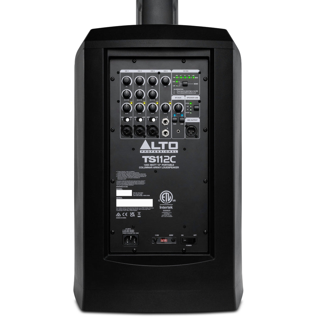 Alto Professional TS112C Portable PA Speaker - View 6 | MusicMarket