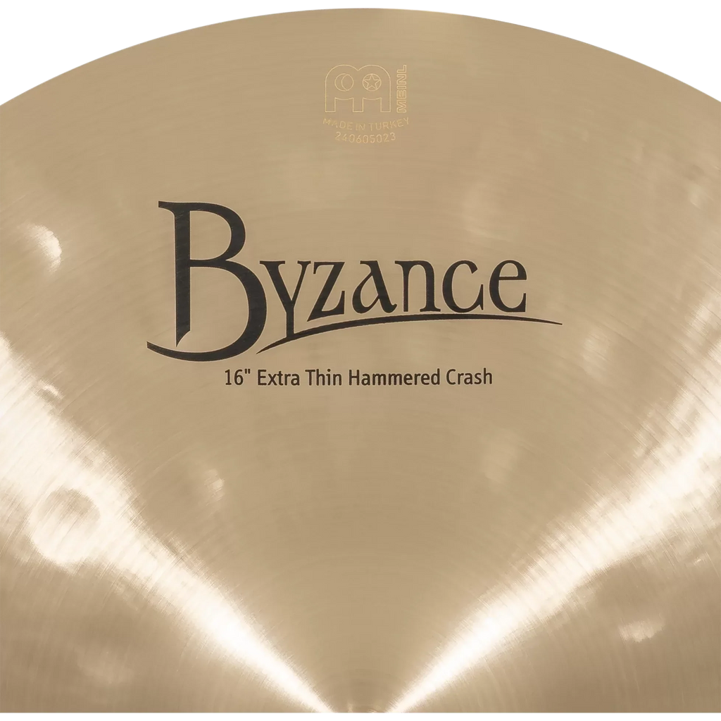 Meinl Byzance Series 16” Extra Thin Hammered Crash - View 3 | MusicMarket