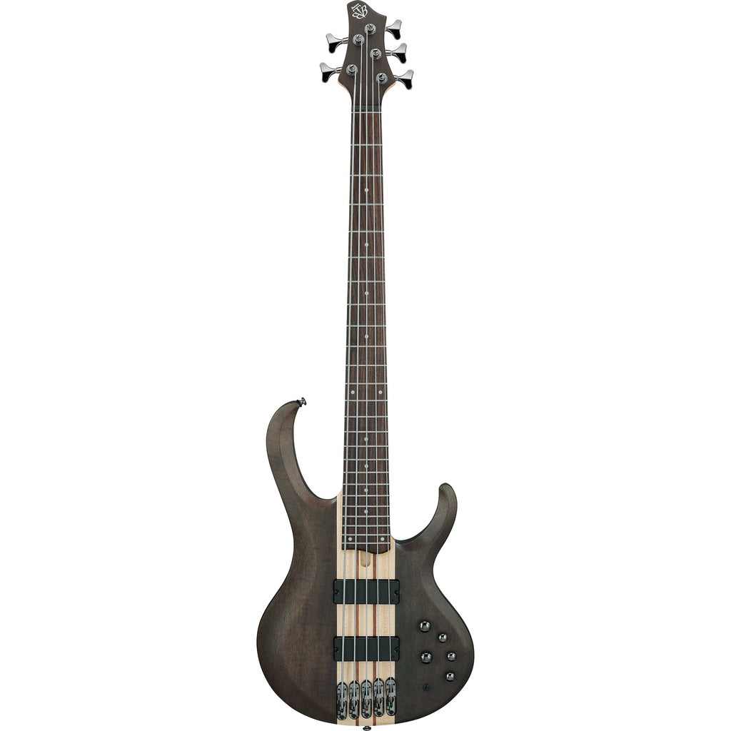Ibanez BTB605 BTB Standard 5-String Electric Bass - Transparent Gray Flat - View 2 | MusicMarket