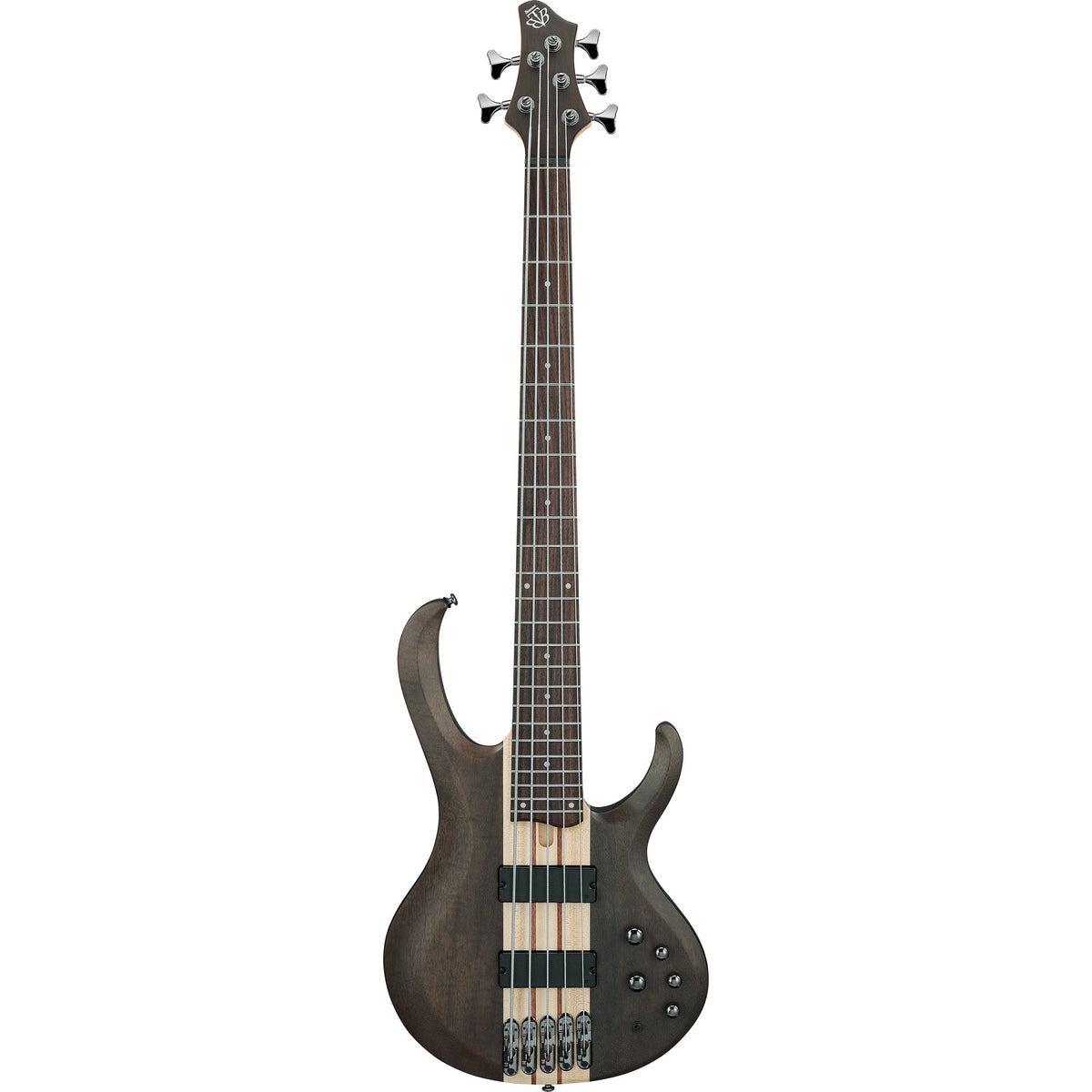 Ibanez BTB605 BTB Standard 5-String Electric Bass - Transparent Gray Flat - View 2 | MusicMarket