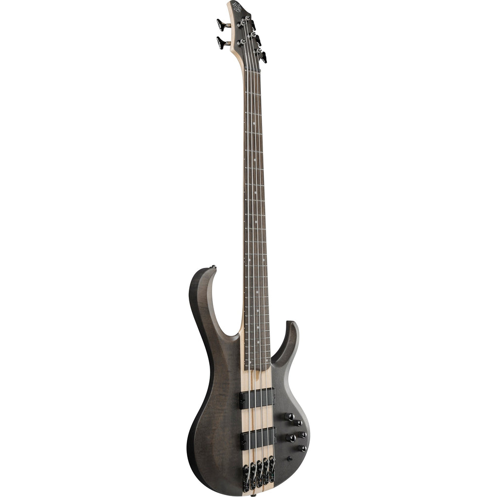 Ibanez BTB605 BTB Standard 5-String Electric Bass - Transparent Gray Flat - View 4 | MusicMarket