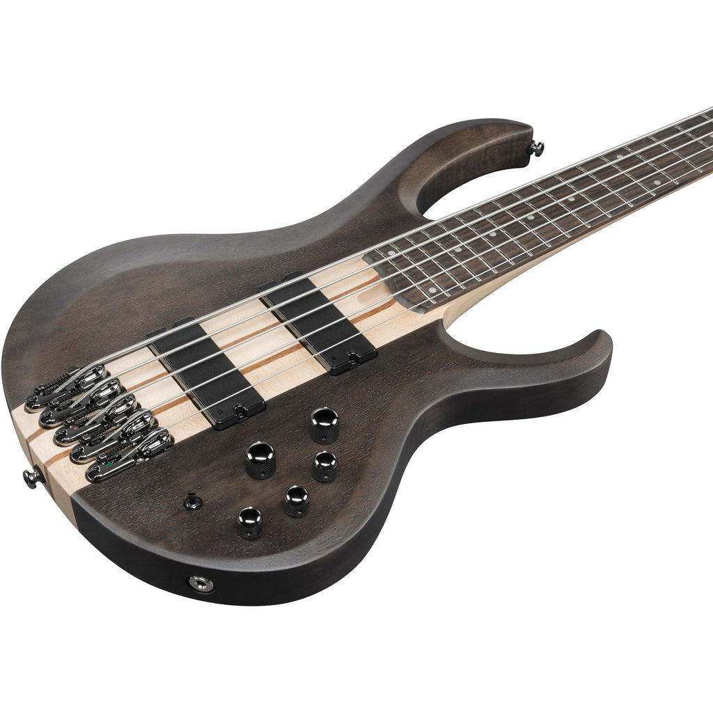 Ibanez BTB605 BTB Standard 5-String Electric Bass - Transparent Gray Flat - View 7 | MusicMarket