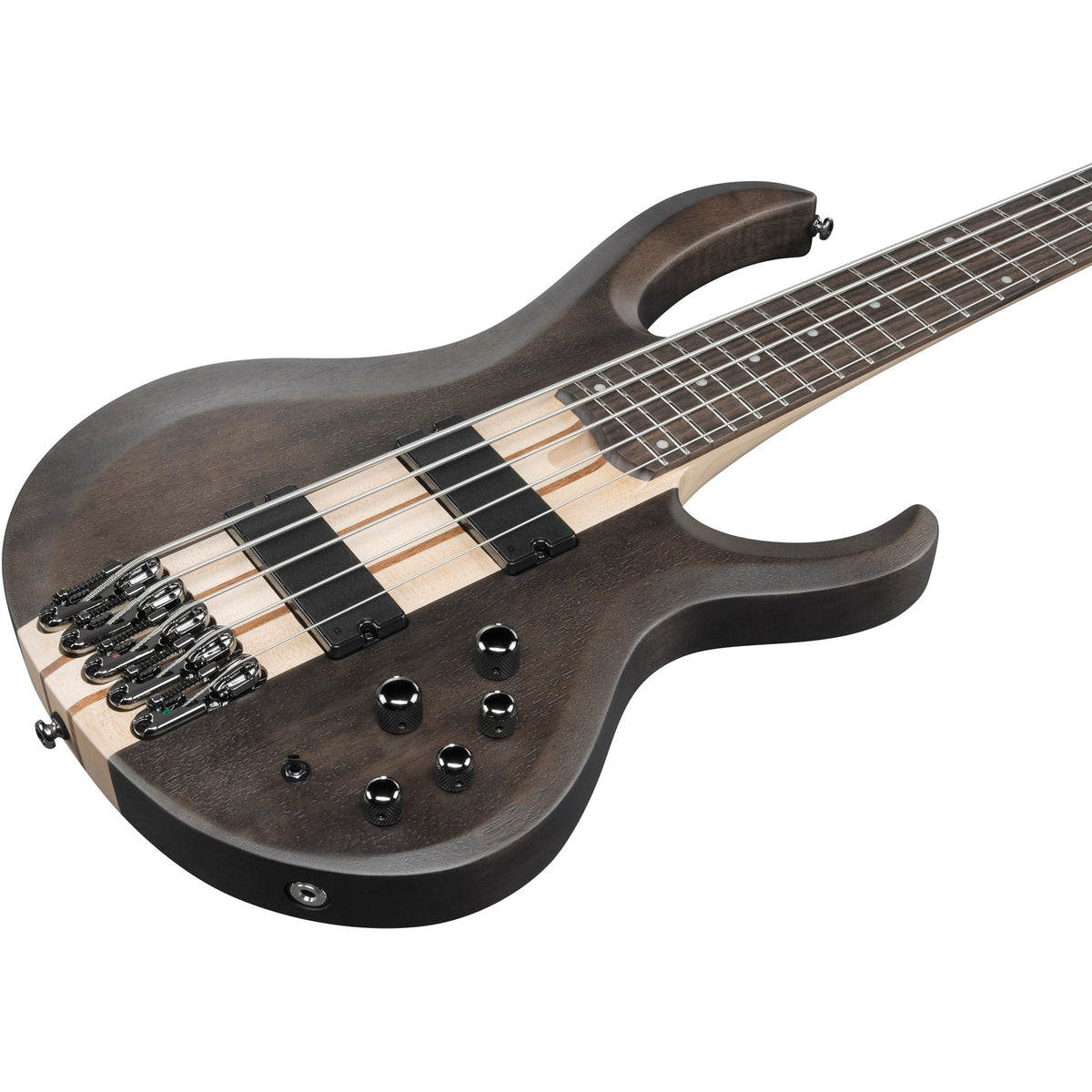 Ibanez BTB605 BTB Standard 5-String Electric Bass - Transparent Gray Flat - View 7 | MusicMarket