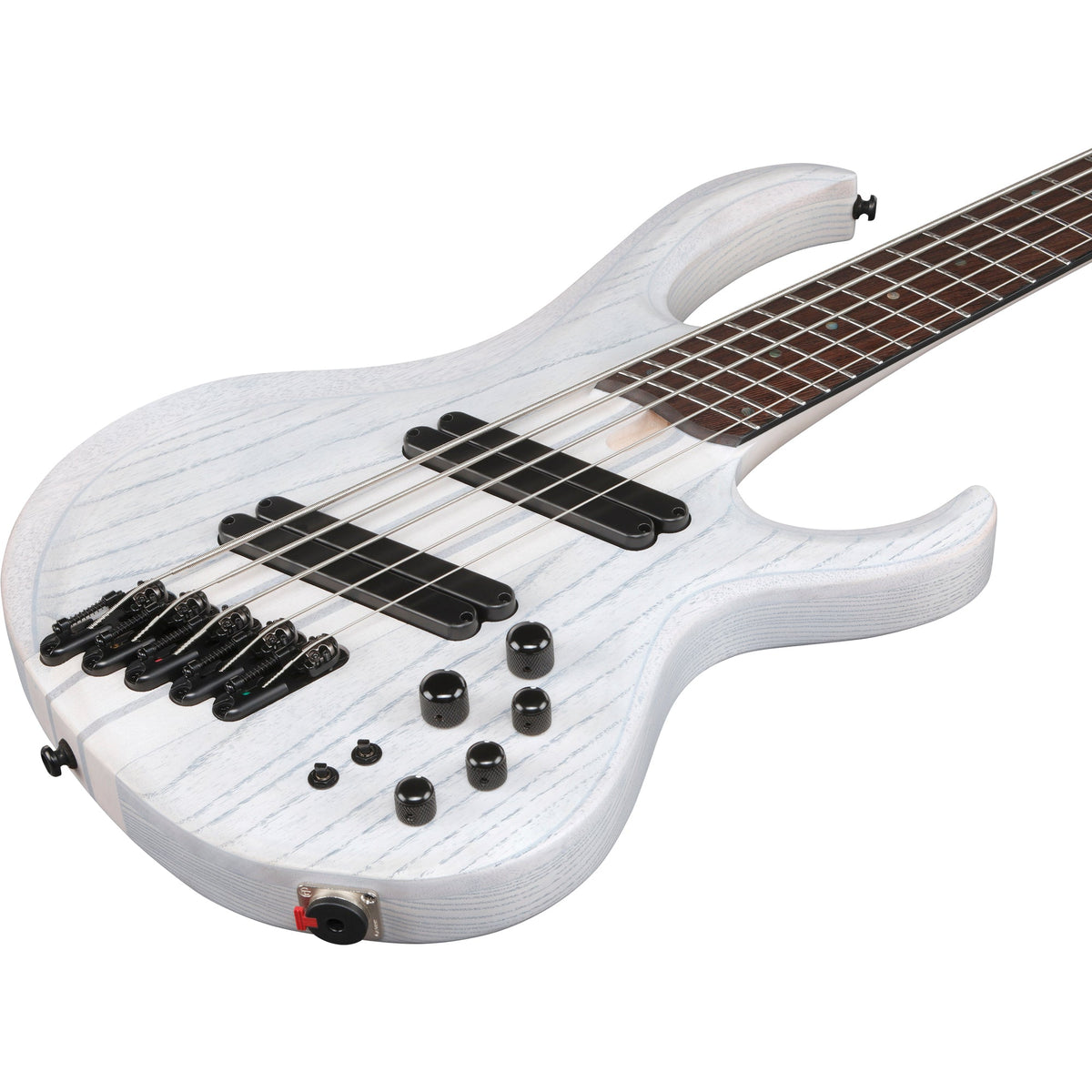 Ibanez BTB865MS Bass Workshop 5-String Electric Bass - Transparent White Flat - View 7 | MusicMarket