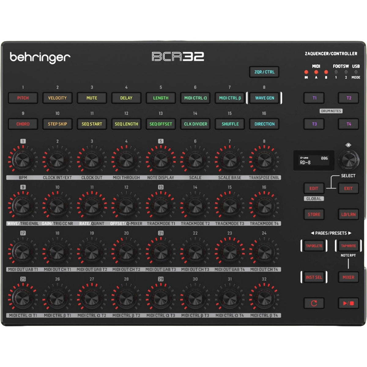 Behringer BCR-32 USB/MIDI Controller - MusicMarket