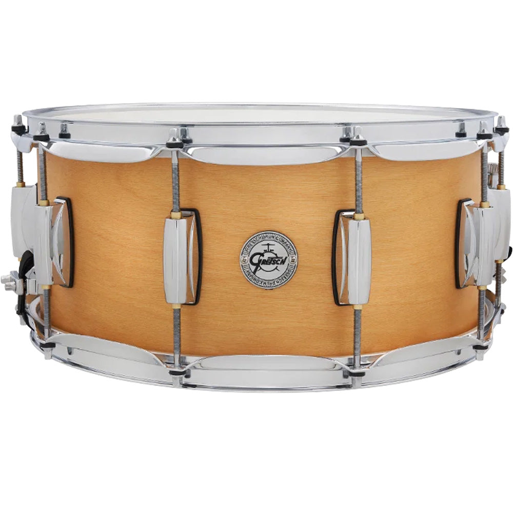 Gretsch Full Range Series 6.5x14 Birch Snare Drum - Satin Natural - MusicMarket