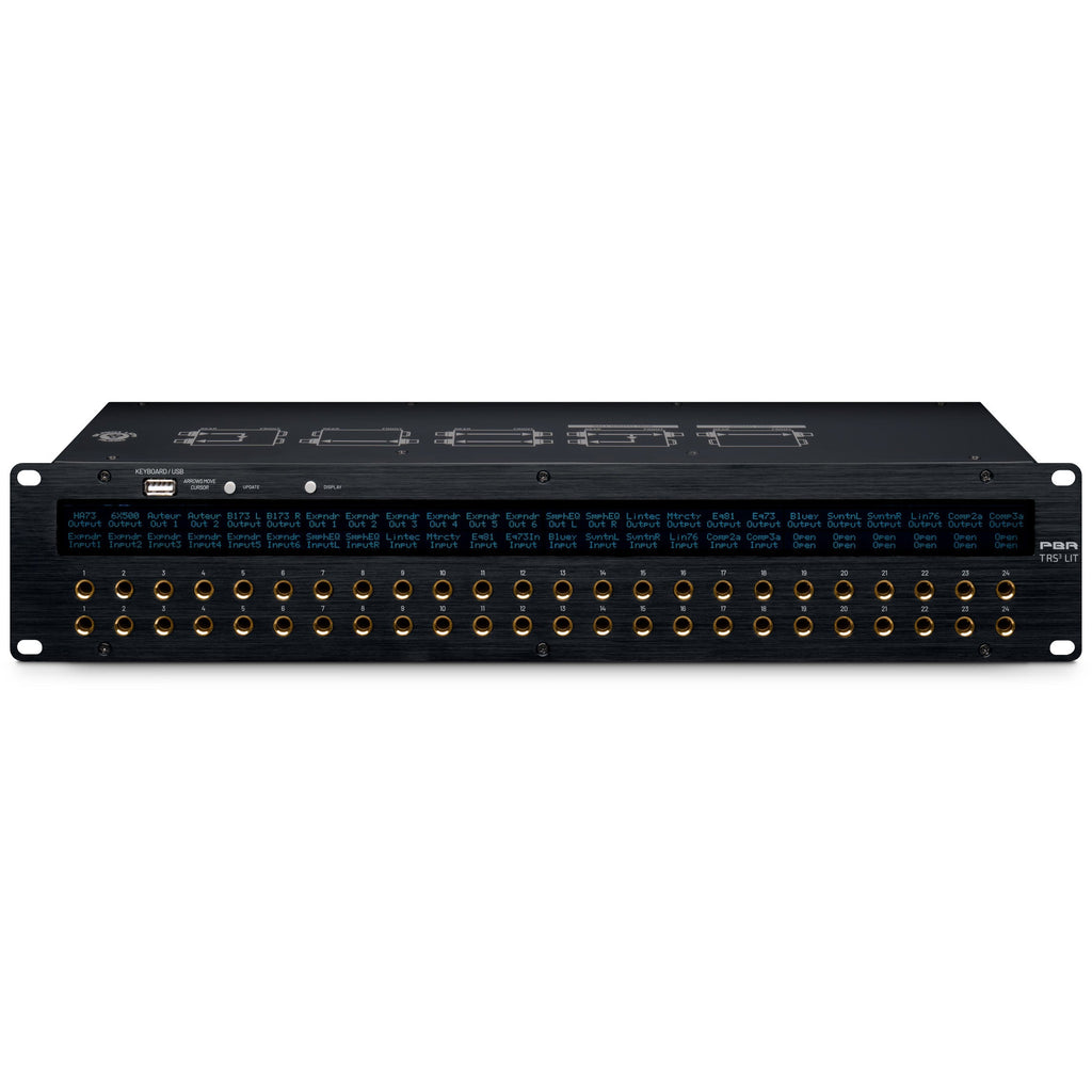 Black Lion Audio PBR TRS3 LIT - 3 Way TRS Patchbay with Programmable LED - View 2 | MusicMarket