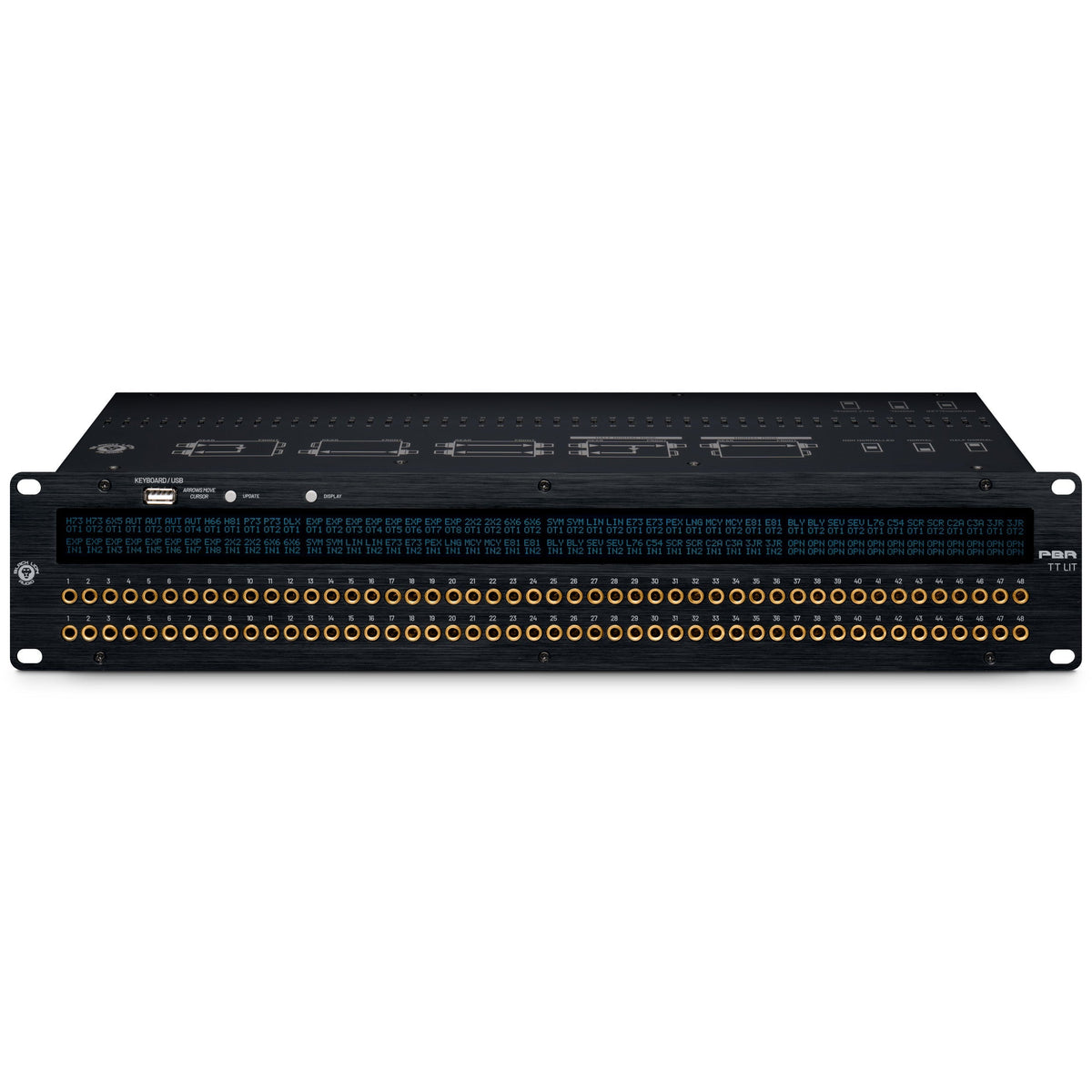 Black Lion Audio PBR TT LIT Patchbay with Programmable LED - View 2 | MusicMarket