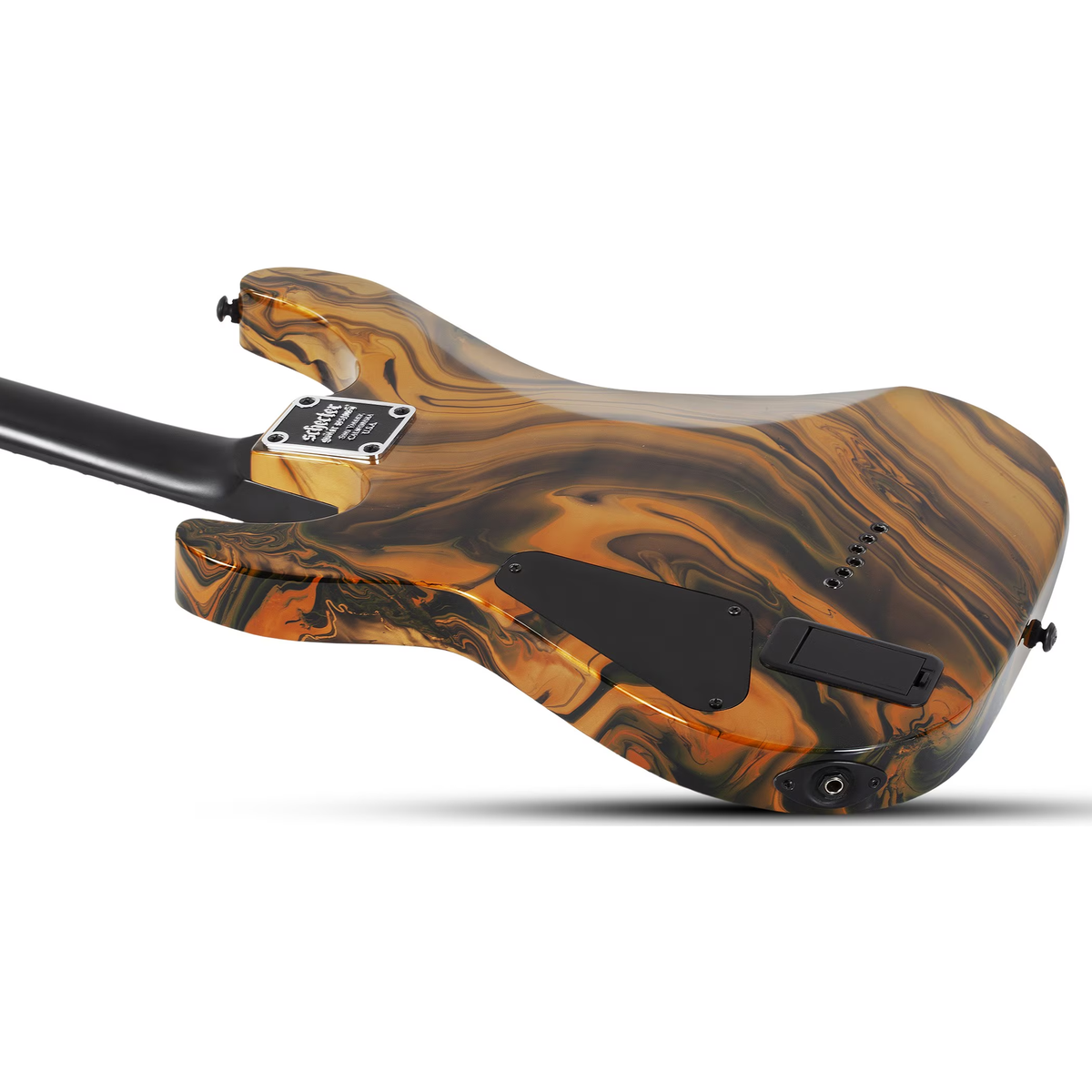 Schecter C-1 Hydro-Dip Electric Guitar - Golden Eclipse - View 7 | MusicMarket