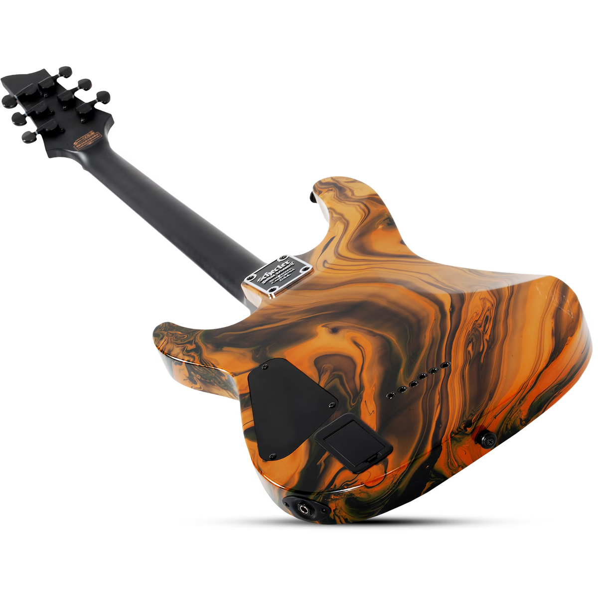 Schecter C-1 Hydro-Dip Electric Guitar - Golden Eclipse - View 6 | MusicMarket