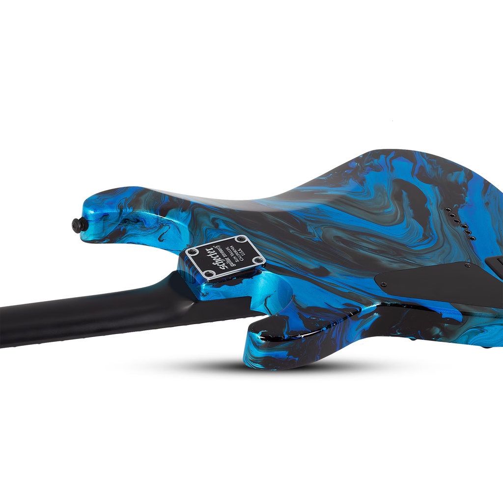 Schecter C-1 Hydro-Dip Electric Guitar - Midnight Tide - View 6 | MusicMarket