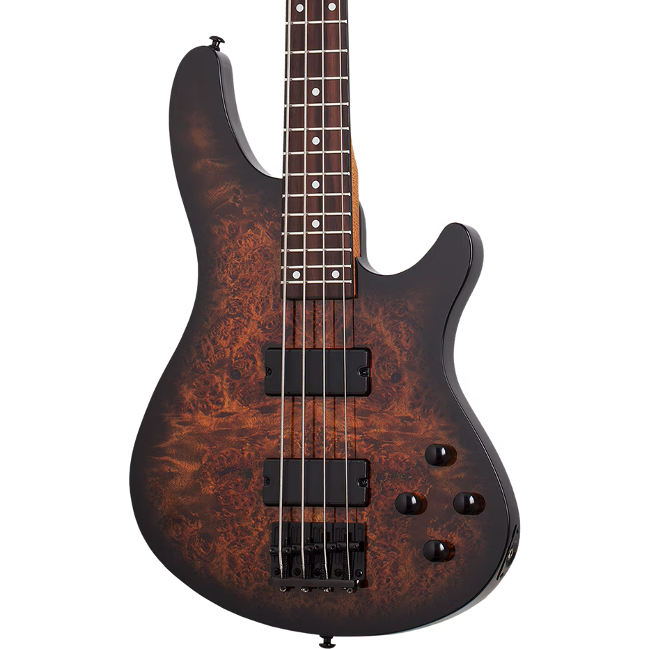 Schecter C-4 Standard 4-String Electric Bass - Charcoal Satin - MusicMarket