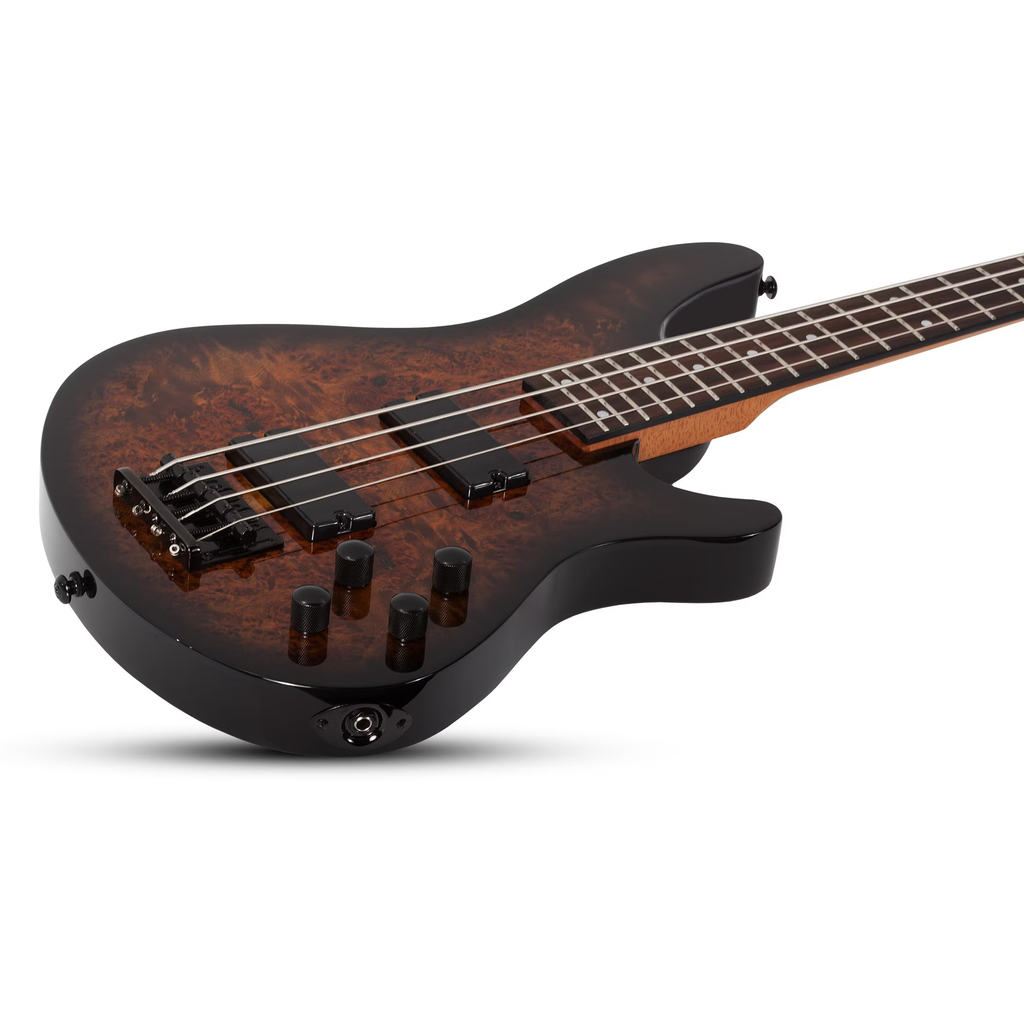 Schecter C-4 Standard 4-String Electric Bass - Charcoal Satin - View 5 | MusicMarket