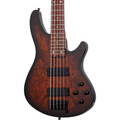Schecter C-5 Standard 5-String Electric Bass - Tobacco Burl - MusicMarket