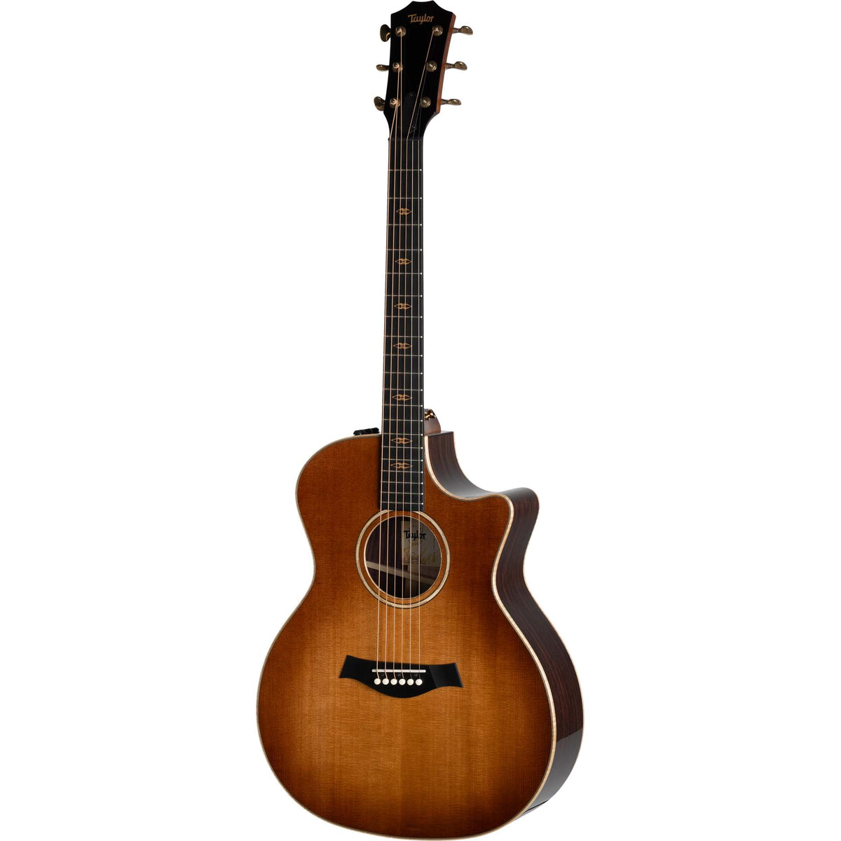 Taylor C414ce B4043 2024 NAMM Custom Acoustic Electric Guitar, Wild Honey Burst - View 5 | MusicMarket