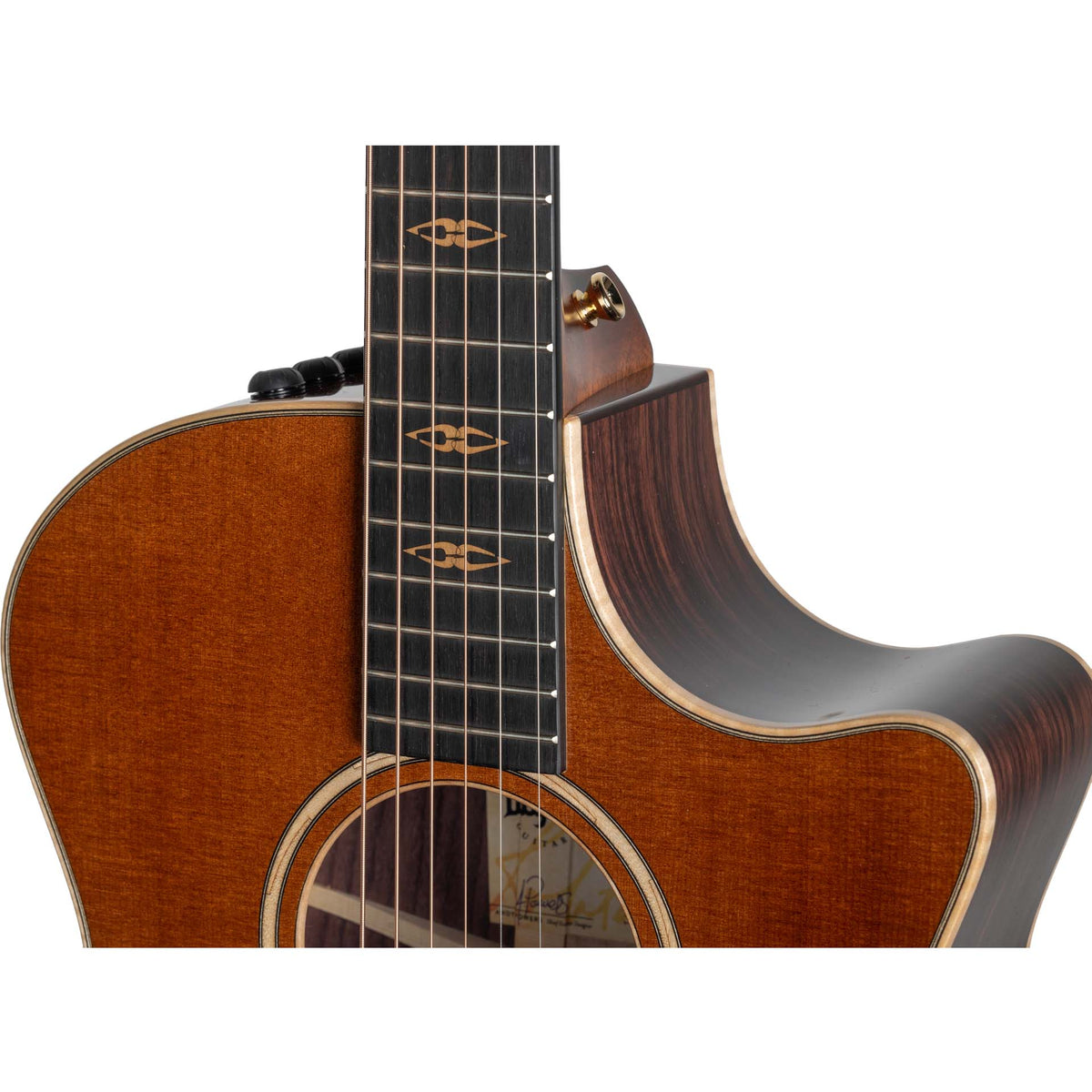 Taylor C414ce B4043 2024 NAMM Custom Acoustic Electric Guitar, Wild Honey Burst - View 11 | MusicMarket