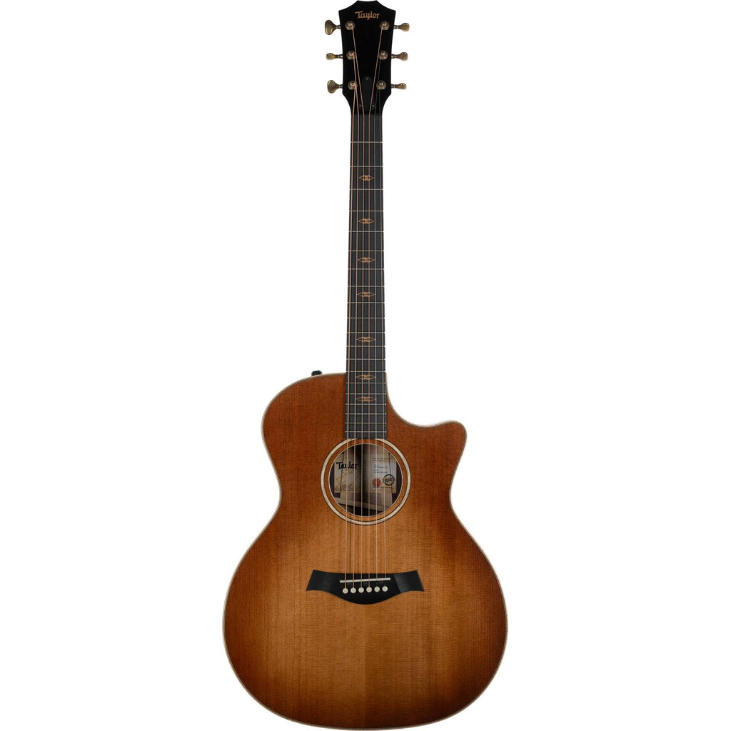 Taylor C414ce B4043 2024 NAMM Custom Acoustic Electric Guitar, Wild Honey Burst - View 7 | MusicMarket