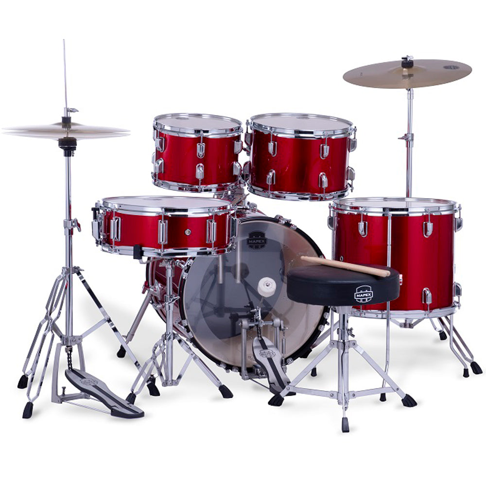 Mapex Comet Series 5-Piece Shell Kit - Infra Red - View 3 | MusicMarket
