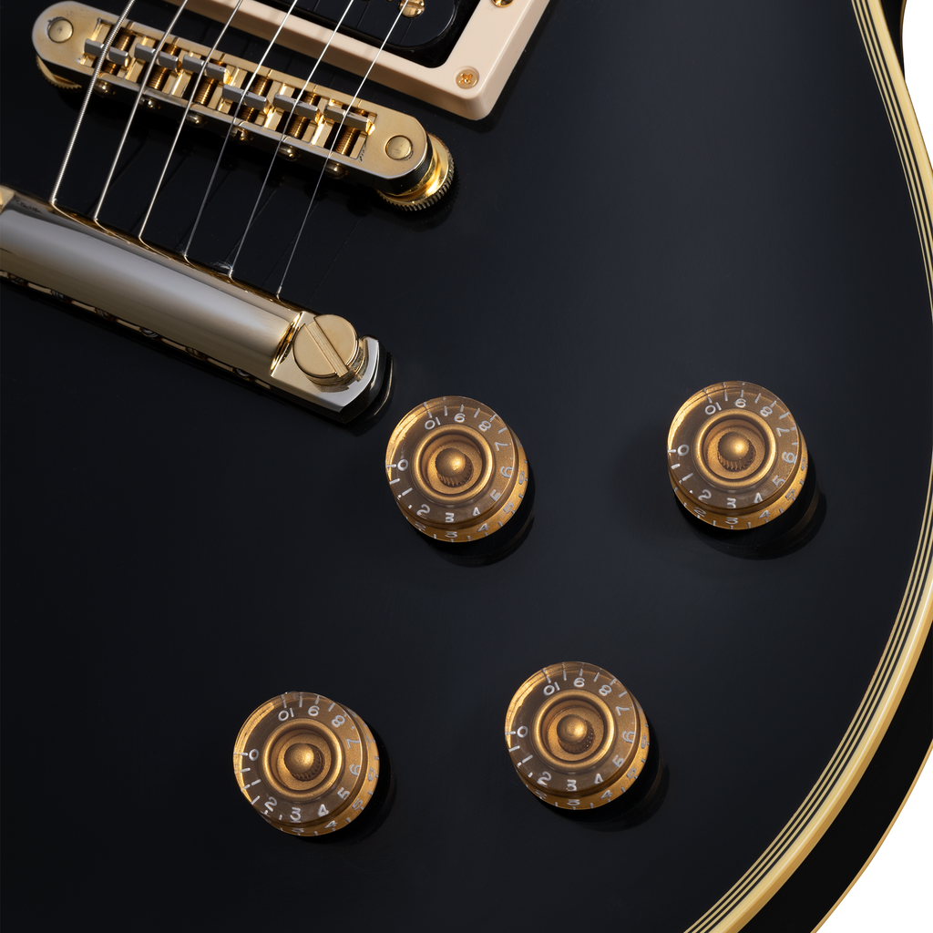 Gibson Peter Frampton "Phenix" Les Paul Custom Electric Guitar - Ebony - View 7 | MusicMarket