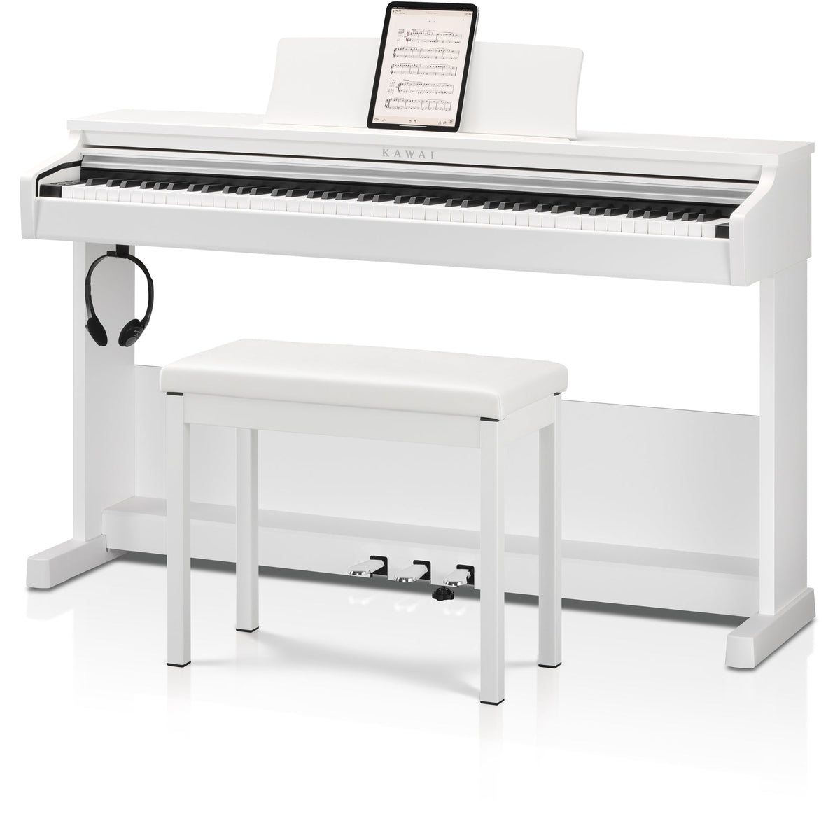 Kawai CX102 Digital Piano with Bench - White - View 9 | MusicMarket