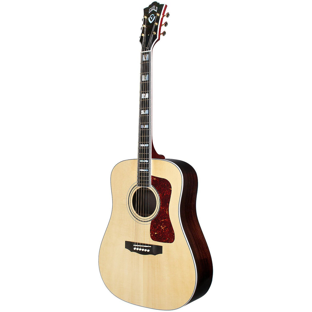 Guild D-55E Dreadnought USA Acoustic Electric Guitar, Natural - View 2 | MusicMarket