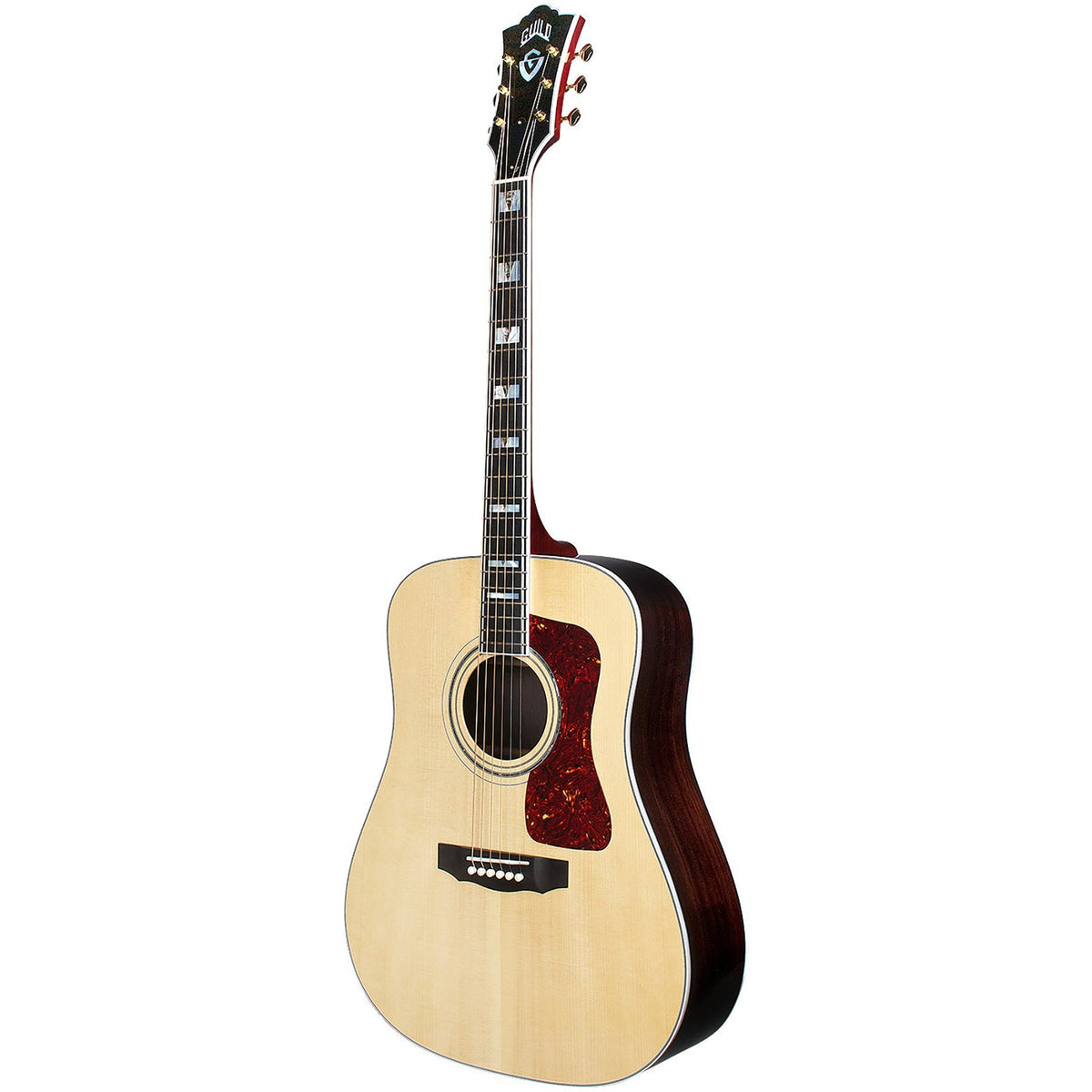Guild D-55E Dreadnought USA Acoustic Electric Guitar, Natural - View 2 | MusicMarket