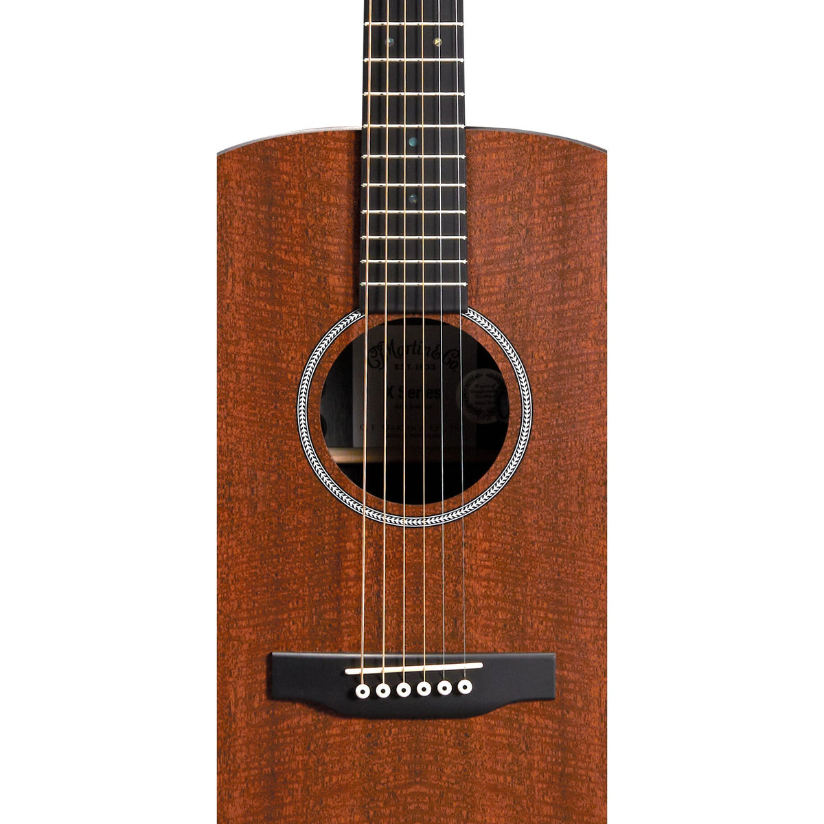 Martin D-X1E Mahogany Acoustic Electric Guitar - View 4 | MusicMarket