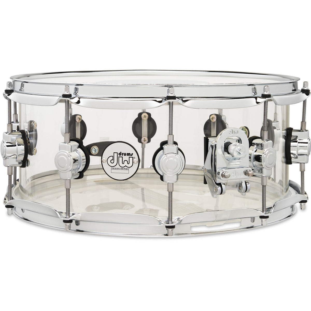 Drum Workshop Design Series 6x14 Snare Drum - Clear Acrylic - MusicMarket