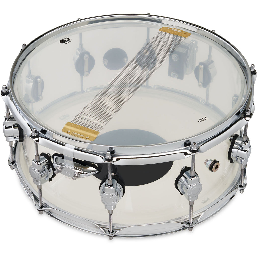 Drum Workshop Design Series 6x14 Snare Drum - Clear Acrylic - View 5 | MusicMarket