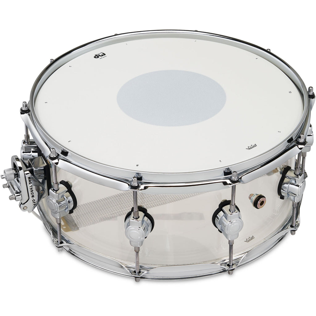 Drum Workshop Design Series 6x14 Snare Drum - Clear Acrylic - View 4 | MusicMarket