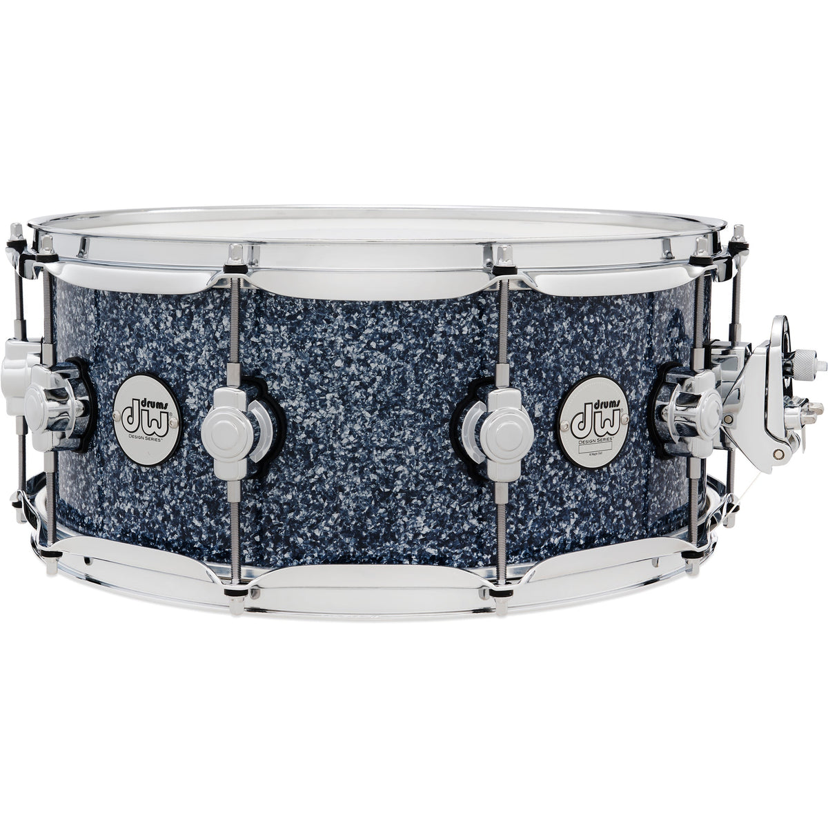 Drum Workshop Design Series Limited Edition 6x14 Snare Drum - Blue Granite - MusicMarket