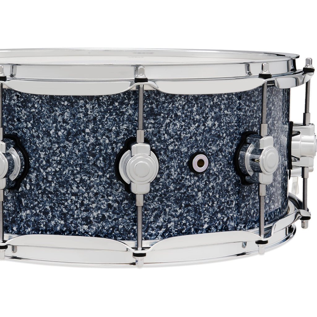 Drum Workshop Design Series Limited Edition 6x14 Snare Drum - Blue Granite - View 6 | MusicMarket