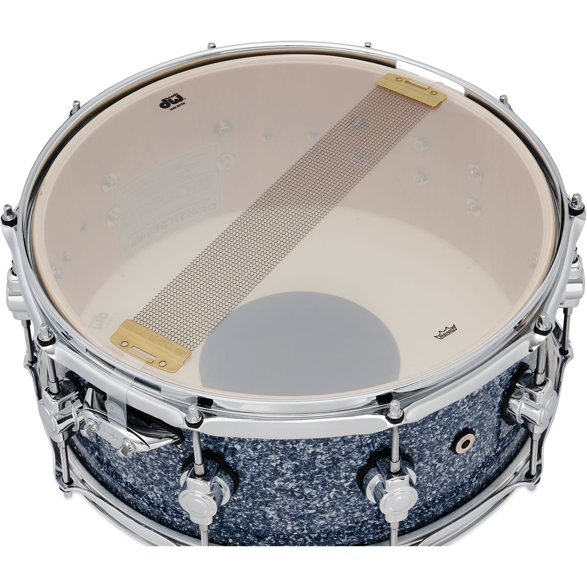 Drum Workshop Design Series Limited Edition 6x14 Snare Drum - Blue Granite - View 4 | MusicMarket