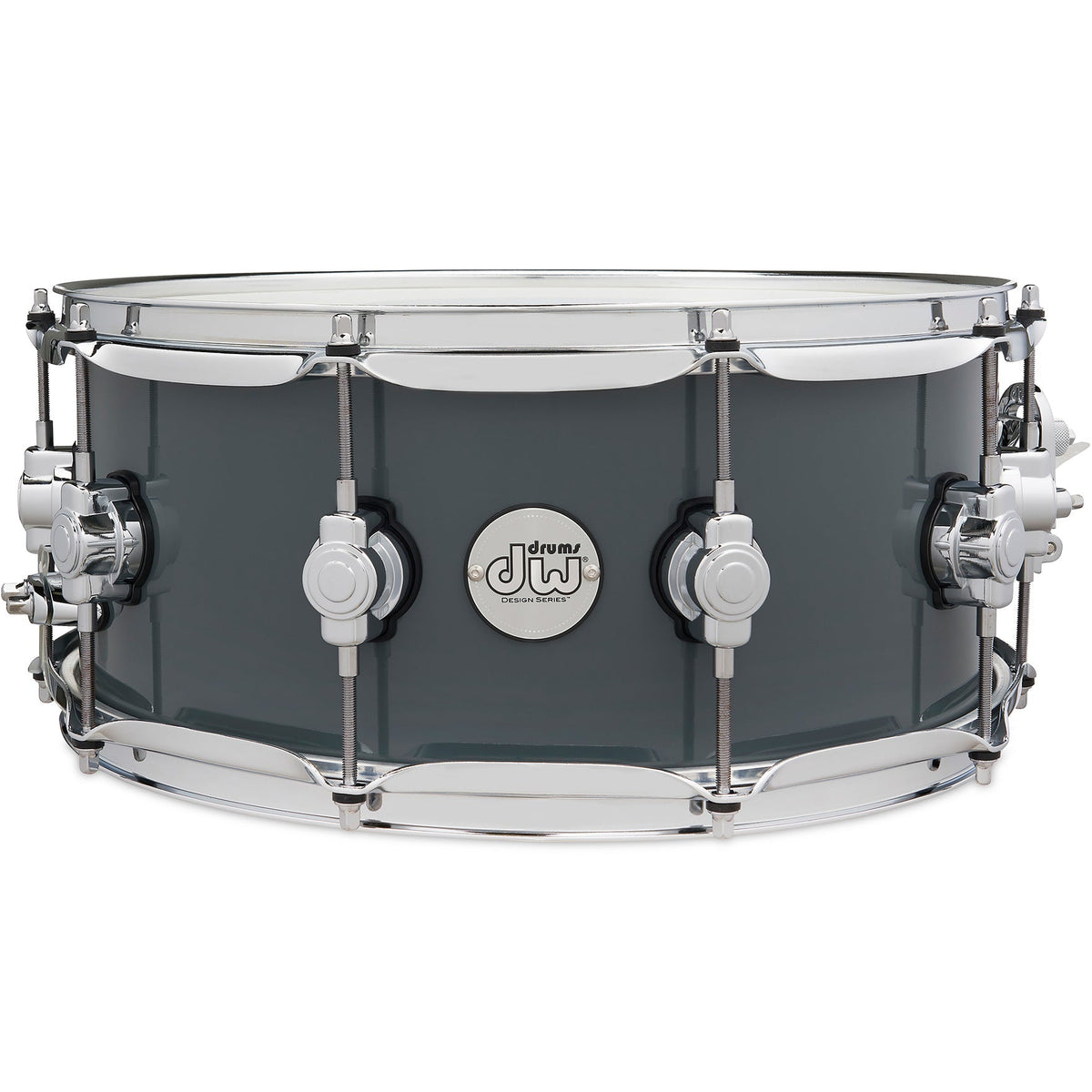 Drum Workshop Design Series 6x14 Snare Drum - Steel Grey - MusicMarket