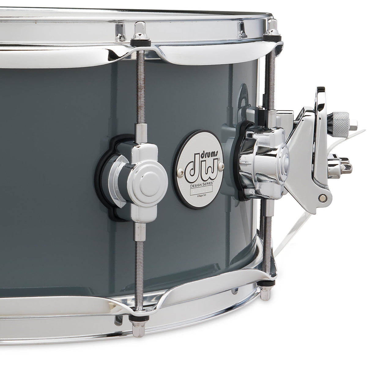 Drum Workshop Design Series 6x14 Snare Drum - Steel Grey - View 6 | MusicMarket