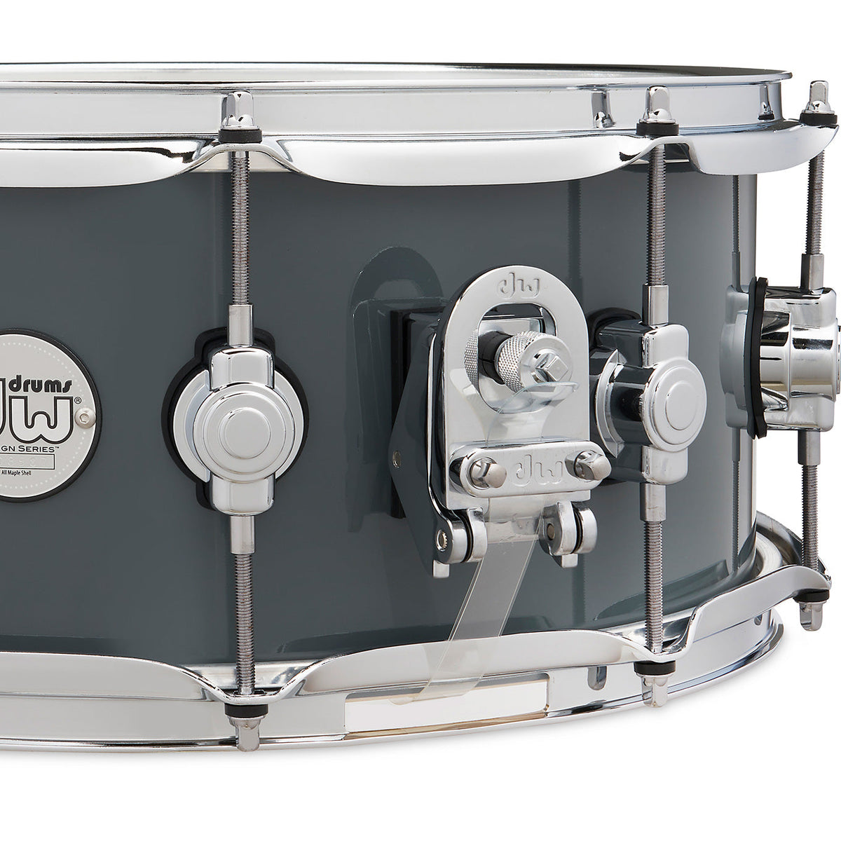 Drum Workshop Design Series 6x14 Snare Drum - Steel Grey - View 4 | MusicMarket