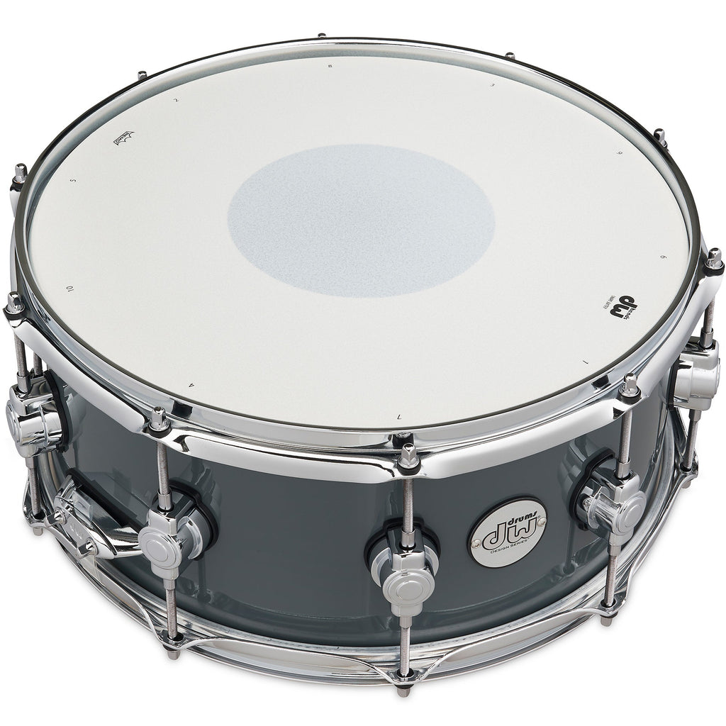 Drum Workshop Design Series 6x14 Snare Drum - Steel Grey - View 2 | MusicMarket