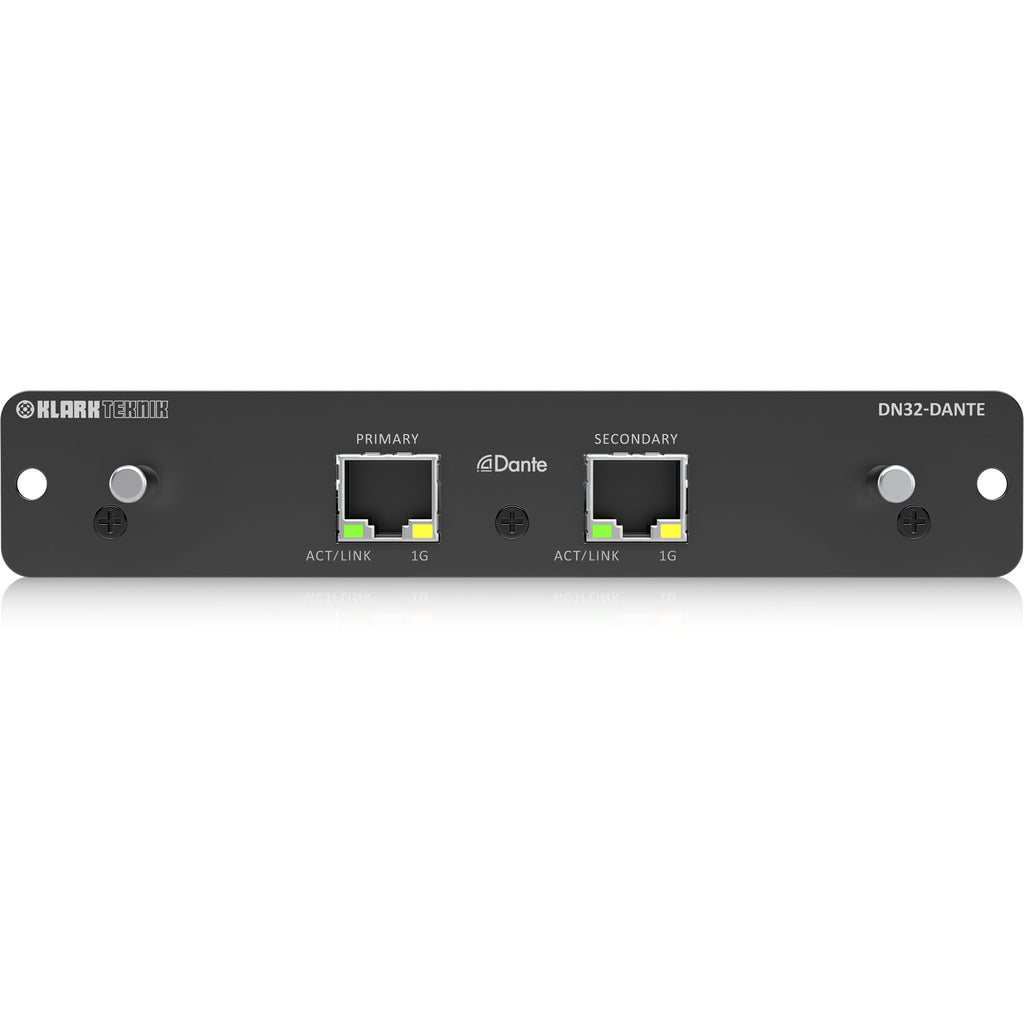 Klark Teknik DN32-DANTE Audinate Dante Expansion Module - View 2 | MusicMarket