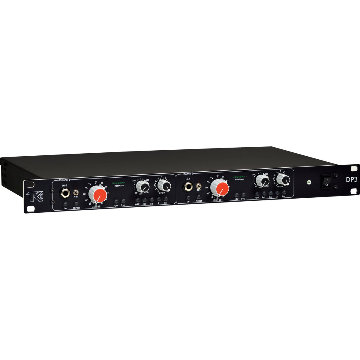 TK Audio DP3 Stereo Microphone Preamp - View 2 | MusicMarket