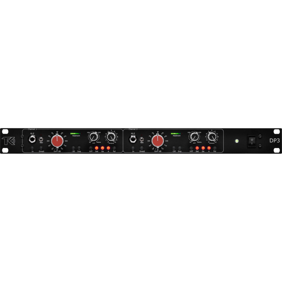 TK Audio DP3 Stereo Microphone Preamp - MusicMarket