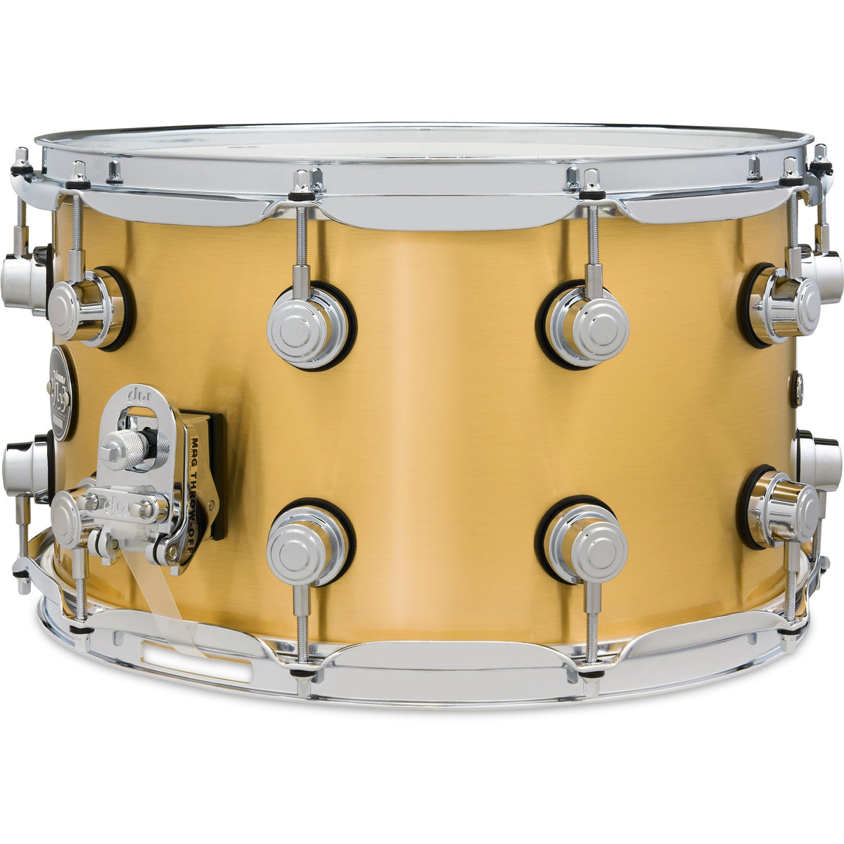 Drum Workshop Performance Series 8x14 Snare Drum - 1mm Polished Brass - View 3 | MusicMarket